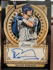 Kevin Parada [Black Lava] Baseball Cards 2023 Bowman Sterling Opulence Autographs Prices