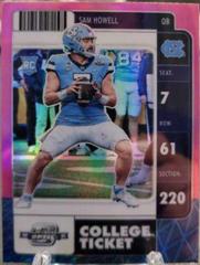 Sam Howell [Pink] #5 Football Cards 2022 Panini Chronicles Draft Picks Contenders Optic Prices
