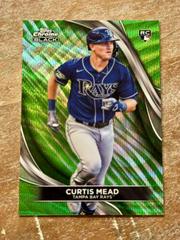 Curtis Mead [Green Wave Refractor] #27 Baseball Cards 2024 Topps Chrome Black Prices