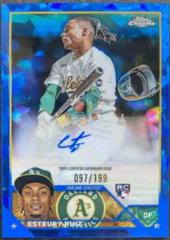 Esteury Ruiz Baseball Cards 2023 Topps Chrome Update Sapphire Autographs Prices