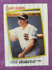Goose Gossage Baseball Cards 1987 Fleer League Leaders Prices