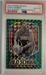 Chris Webber [Green Mosaic] #13 Basketball Cards 2019 Panini Mosaic Old School Prices