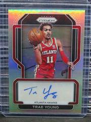 Trae Young [Silver Prizm] Basketball Cards 2021 Panini Prizm Signatures Prices