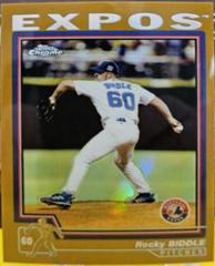 Rocky Biddle [Gold Refractor] #178 Baseball Cards 2004 Topps Chrome Prices