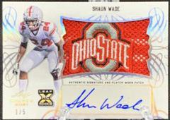 Shaun Wade [Silver] #PA-SW1 Football Cards 2021 Leaf Trinity Patch Autographs Prices