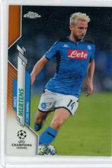 Dries Mertens [Orange Refractor] Soccer Cards 2019 Topps Chrome UEFA Champions League Prices