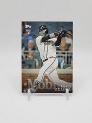 Ronald Acuna [Background] #30B Baseball Cards 2018 Topps on Demand Black & White Prices