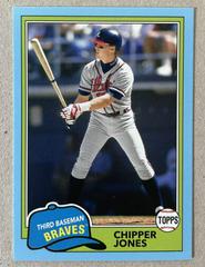 Chipper Jones [Blue] Baseball Cards 2018 Topps Archives Prices