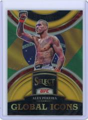 Alex Pereira [Gold] #16 Ufc Cards 2023 Panini Select UFC Global Icons Prices