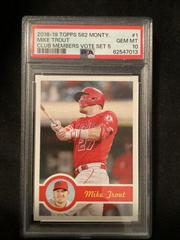 Mike Trout #1 Baseball Cards 2018 Topps 582 Montgomery Club Members Vote Set 5 Prices