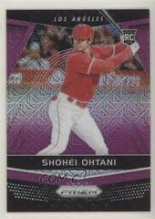 Shohei Ohtani [Purple Mojo] Baseball Cards 2018 Panini Chronicles Prizm Prices