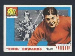 Turk Edwards #36 Football Cards 1955 Topps All American Prices