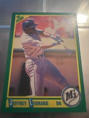 jeffrey leonard Baseball Cards 1990 Score Prices