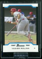 Yadier Molina [Uncirculated Silver] Baseball Cards 2004 Bowman Prices