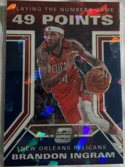 Brandon Ingram [Red Cracked Ice] #7 Basketball Cards 2019 Panini Contenders Optic Playing the Numbers Game Prices