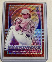 Brent Honeywell [Ruby Wave] #25 Baseball Cards 2021 Panini Chronicles Overdrive Prices