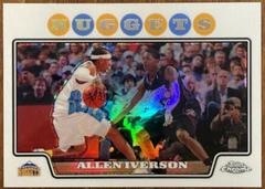 Allen Iverson [Refractor] Basketball Cards 2008 Topps Chrome Prices