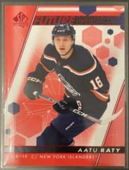 Aatu Raty [Limited Red] #199 Hockey Cards 2022 SP Authentic Prices