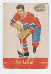 Jack LeClair #36 Hockey Cards 1955 Parkhurst Quaker Oats Prices