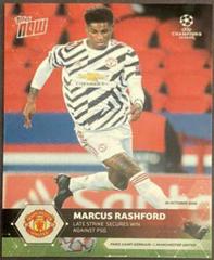 Marcus Rashford #4 Soccer Cards 2020 Topps Now UEFA Champions League Prices