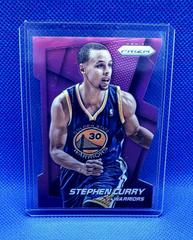 Stephen Curry [Purple Die Cut Prizm] Basketball Cards 2014 Panini Prizm Prices