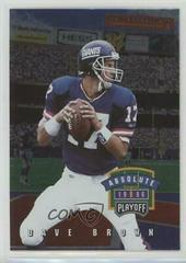 Dave Brown Football Cards 1996 Playoff Absolute Prices