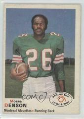 Moses Denson Football Cards 1970 O Pee Chee CFL Prices