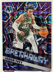 Jaden Ivey [Purple] #15 Basketball Cards 2022 Panini Mosaic Breakaway Prices