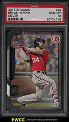 Bryce Harper [Silver] #95 Baseball Cards 2015 Bowman Prices