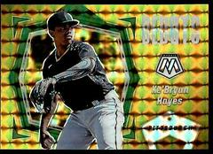 Ke'Bryan Hayes [Green Fluorescent] #PD10 Baseball Cards 2021 Panini Mosaic Debuts Prices