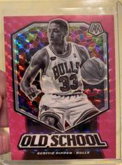 Scottie Pippen [Pink Fluorescent] Basketball Cards 2019 Panini Mosaic Old School Prices