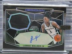Lonnie Walker IV [Green] #LW4 Basketball Cards 2018 Panini Obsidian Rookie Jersey Autographs Prices