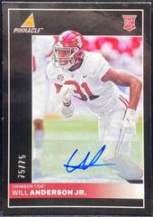 Will Anderson Jr. [Autograph] #9 Football Cards 2023 Panini Chronicles Draft Picks Pinnacle Prices