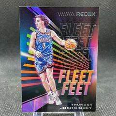 Josh Giddey #1 Basketball Cards 2022 Panini Recon Fleet Feet Prices