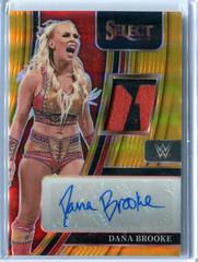Dana Brooke [Gold Prizm] Wrestling Cards 2022 Panini Select WWE Signatures Prices