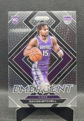Davion Mitchell #25 Basketball Cards 2021 Panini Prizm Emergent Prices