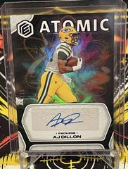 AJ Dillon Football Cards 2022 Panini Elements Atomic Autographs Prices