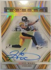 Hines Ward #20 Football Cards 2023 Panini Immaculate Moments Autograph Prices