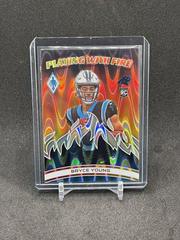 Bryce Young [Silver Seismic] Football Cards 2023 Panini Phoenix Playing with Fire Prices
