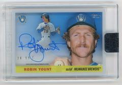 Robin Yount Baseball Cards 2022 Topps Clearly Authentic 1955 Reimagining Autographs Prices