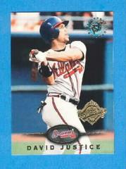 David Justice [World Series Winners] Baseball Cards 1995 Stadium Club Prices