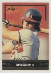 Ryan Klesko #BC21 Baseball Cards 1991 Leaf Gold Rookies Prices