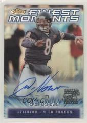 Cade McNown [Refractor Autograph] Football Cards 2000 Topps Finest Moments Prices