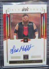 Dave Mastiff [Holo Gold] Wrestling Cards 2022 Panini Impeccable WWE Illustrious Ink Autographs Prices