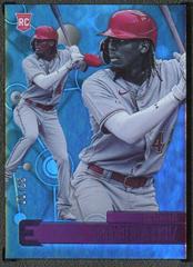 Elly De La Cruz [Purple] #12 Baseball Cards 2023 Panini Chronicles Essentials Prices