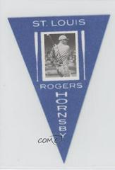Rogers Hornsby [Blue] Baseball Cards 2013 Panini Cooperstown Pennants Prices