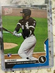 Luis Robert [Blue] #11 Baseball Cards 2020 Topps Now Prices