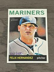 Felix Hernandez [Mariners Hat] #447 Baseball Cards 2013 Topps Heritage Prices
