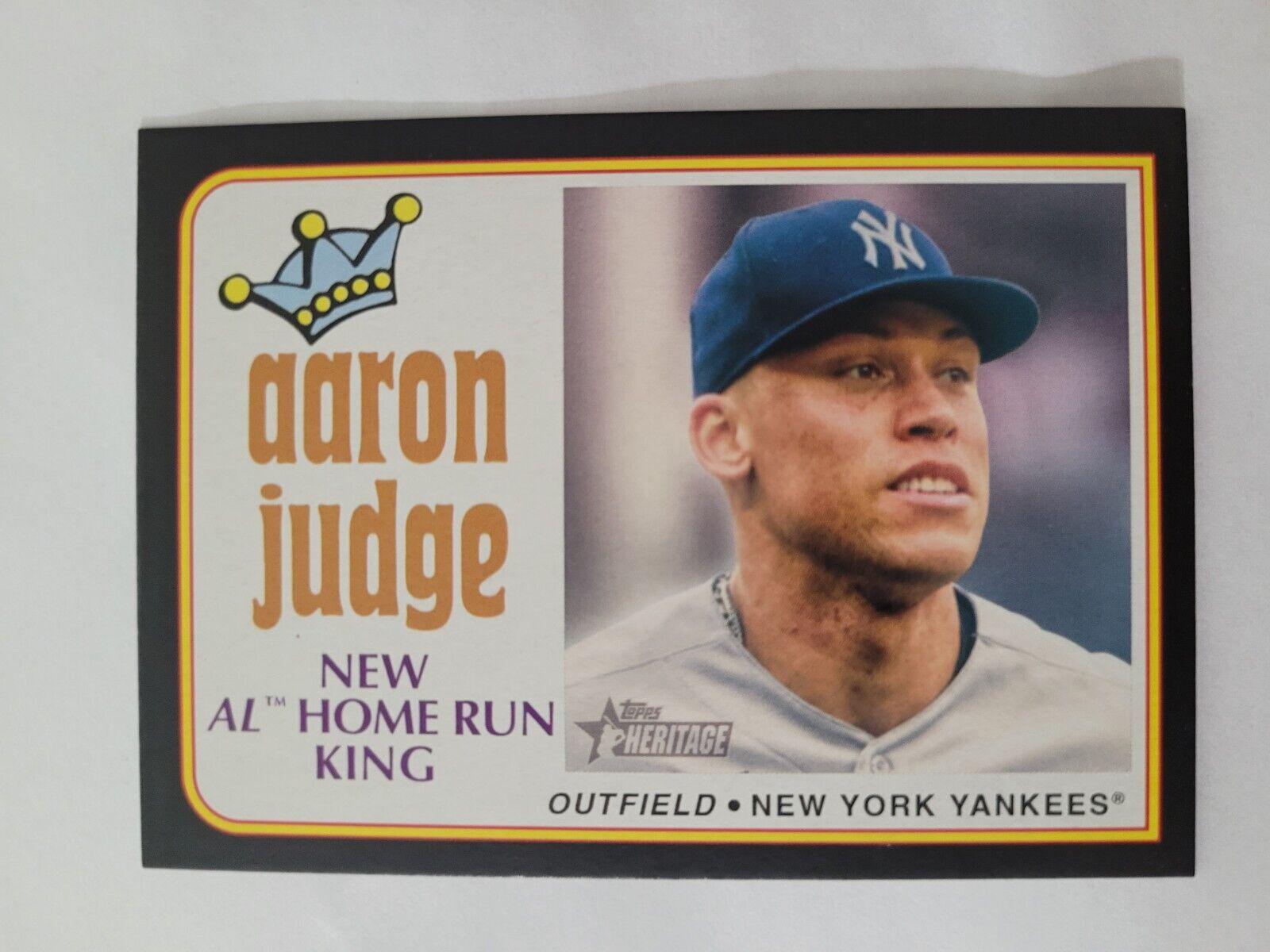 Aaron Judge [Black Border] 1 Prices 2023 Topps Heritage Baseball Cards