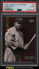 Babe Ruth [Double] #90 Baseball Cards 1999 Upper Deck Black Diamond Prices